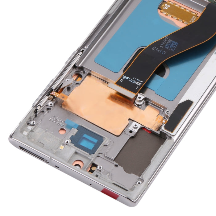 Pantalla LCD original y ensamblaje completo del digitalizador con marco para Samsung Galaxy Note10 4G/Note10 5G SM-N971/N970