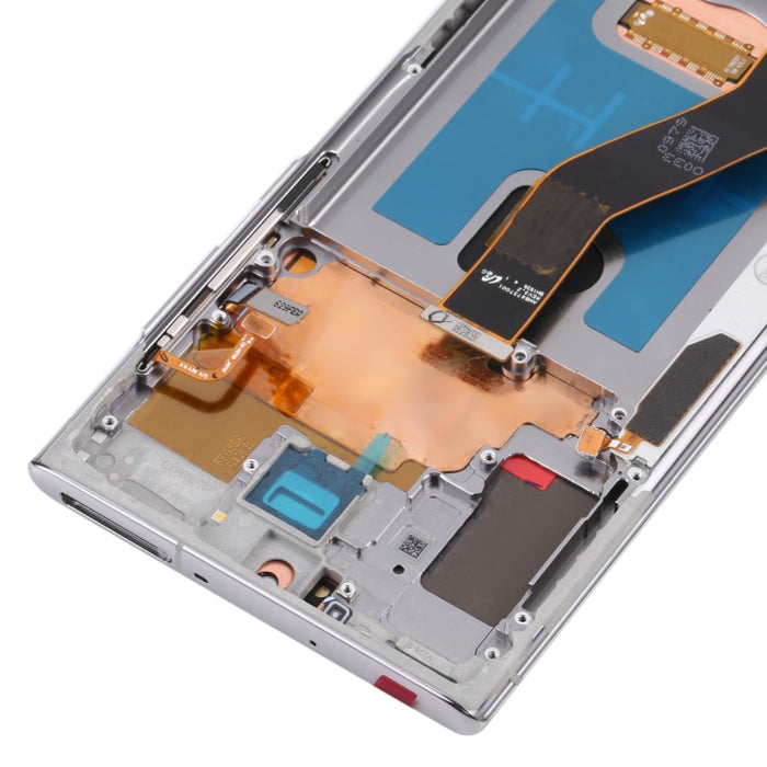 Pantalla LCD original y ensamblaje completo del digitalizador con marco para Samsung Galaxy Note10+ 4G/Note10+ 5G SM-N976/N975