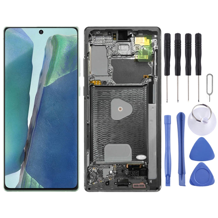 Pantalla LCD Original Y Montaje Completo Del Digitalizador Con Marco Para Samsung Galaxy Note20 4G SM-N980