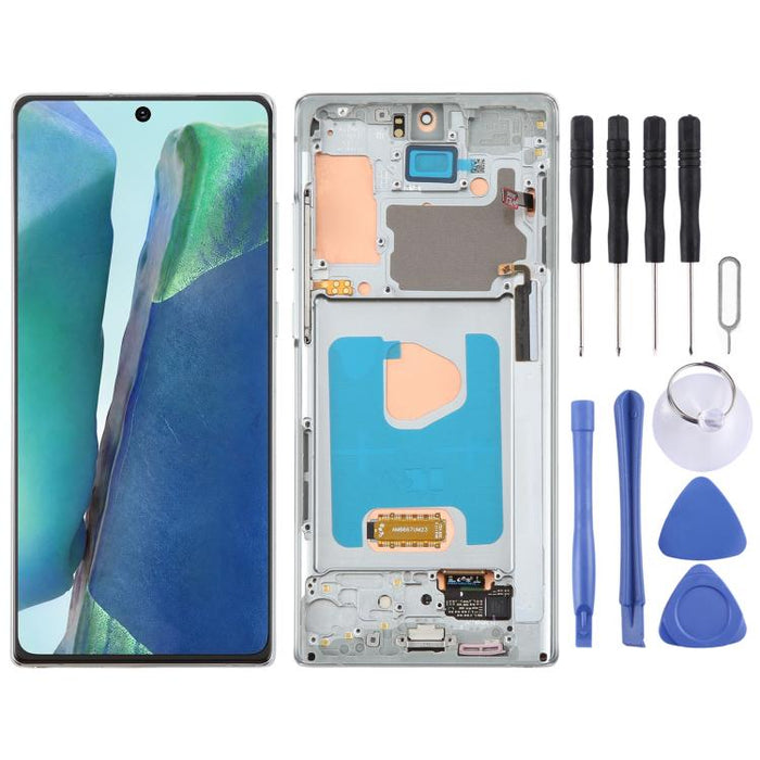 Pantalla LCD Original Y Montaje Completo Del Digitalizador Con Marco Para Samsung Galaxy Note20 4G SM-N980