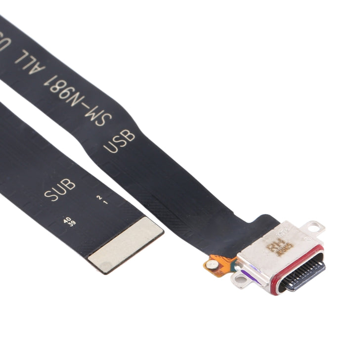 Para Samsung Galaxy Note20 5G / SM-N981 Cable flexible de puerto de carga original