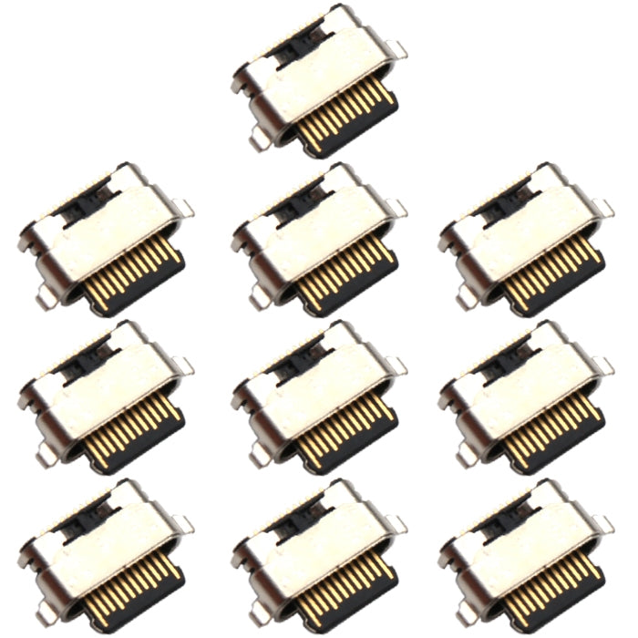 Para Samsung Galaxy A11 SM-A115F 10 piezas Conector de puerto de carga