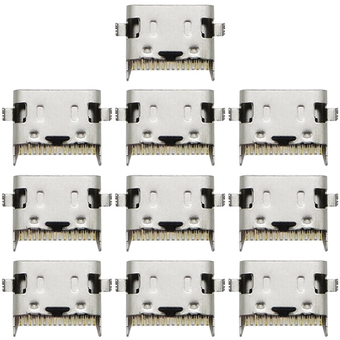 Para Samsung Galaxy A20S SM-A207 10 piezas Conector de puerto de carga