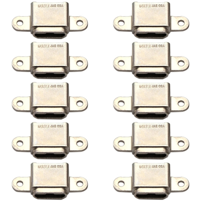 Para Samsung Galaxy Tab Active LTE T365 10 piezas conector de puerto de carga