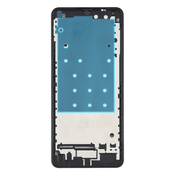 Para Samsung Galaxy A12 Carcasa Frontal LCD Marco Placa De Bisel