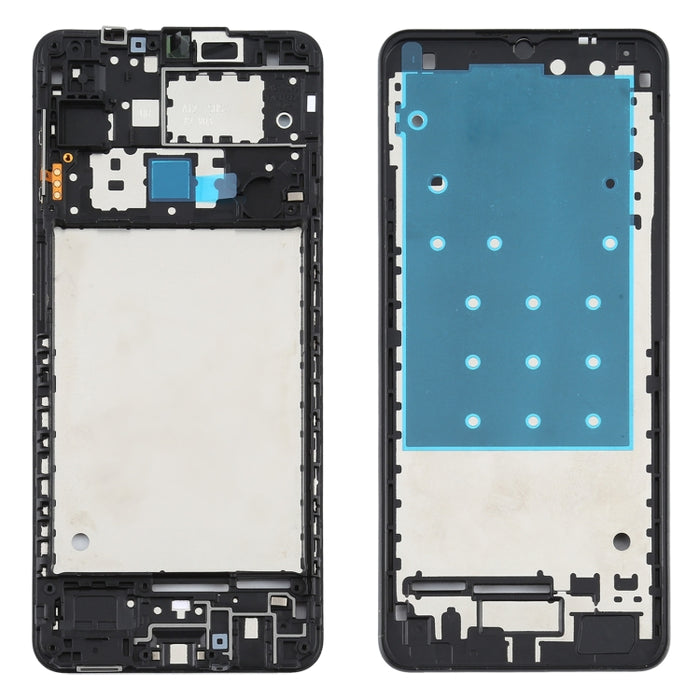 Para Samsung Galaxy A12 Carcasa Frontal LCD Marco Placa De Bisel