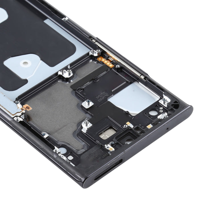 Para Samsung Galaxy Note20 Ultra SM-N985F Placa de bisel de marco medio con piezas