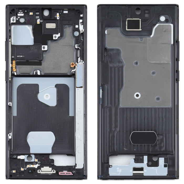 Para Samsung Galaxy Note20 Ultra SM-N985F Placa de bisel de marco medio con piezas