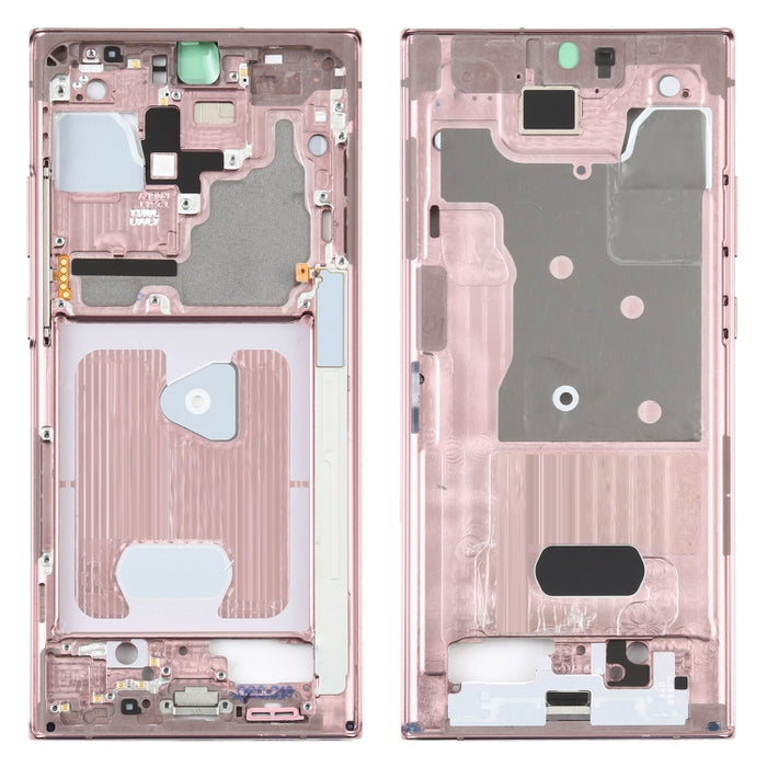 Para Samsung Galaxy Note20 Ultra SM-N985F Placa de bisel de marco medio con piezas