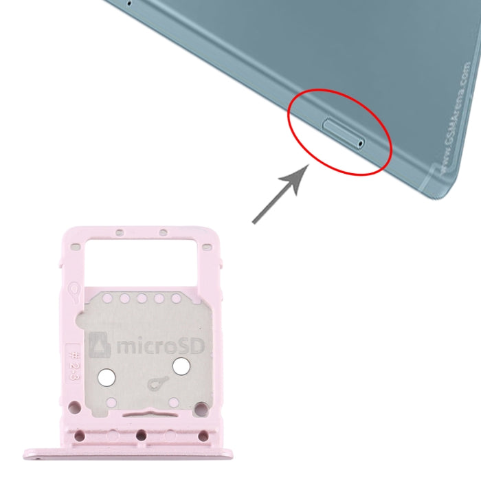 Para Samsung Galaxy Tab S6 Lite / SM-P615 Bandeja de tarjeta SIM + Bandeja de tarjeta Micro SD