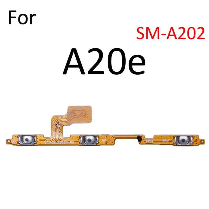Para Samsung Galaxy A20e SM-A202 Botón de encendido y botón de volumen Cable flexible