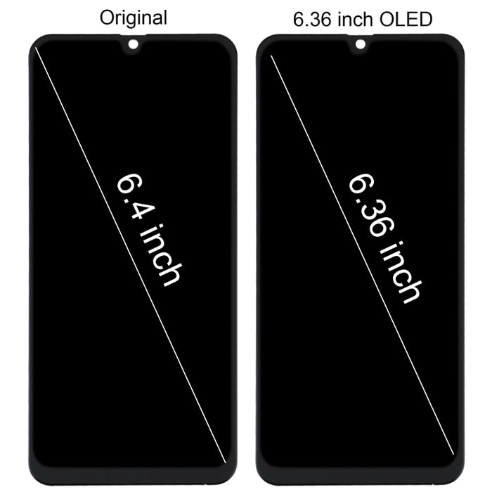 Pantalla LCD de material OLED y ensamblaje completo del digitalizador para Samsung Galaxy A50 SM-A505