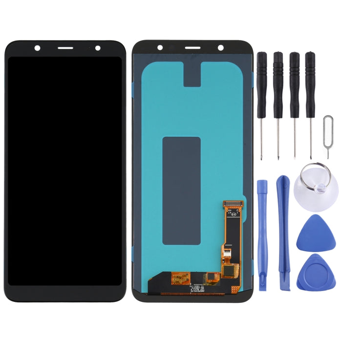 Pantalla LCD de material OLED y ensamblaje completo del digitalizador para Samsung Galaxy A6+ (2018) SM-A605