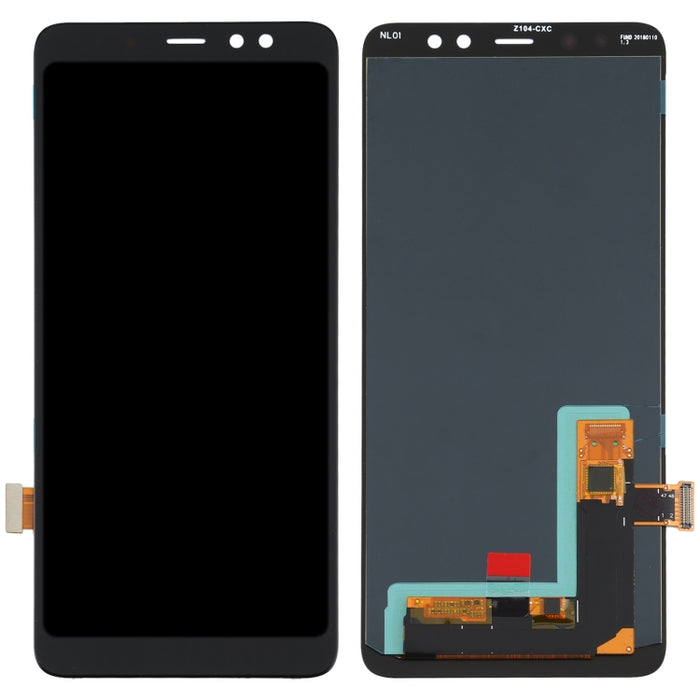 Pantalla LCD de material OLED y ensamblaje completo del digitalizador para Samsung Galaxy A8+ (2018) SM-A730, For Samsung Galaxy A8+ (2018) (OLED Material)