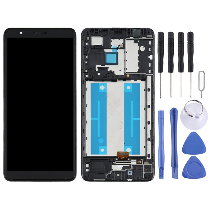Pantalla LCD y digitalizador de montaje completo con marco para Samsung Galaxy A01 Core SM-A013