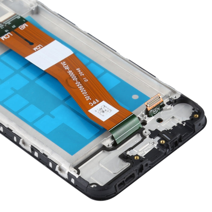 Pantalla LCD original y ensamblaje completo del digitalizador con marco para Samsung Galaxy A02s SM-A025F (versión GE)