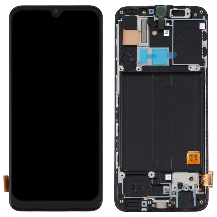 Pantalla LCD de material TFT y ensamblaje completo del digitalizador con marco para Samsung Galaxy A40 SM-A405F
