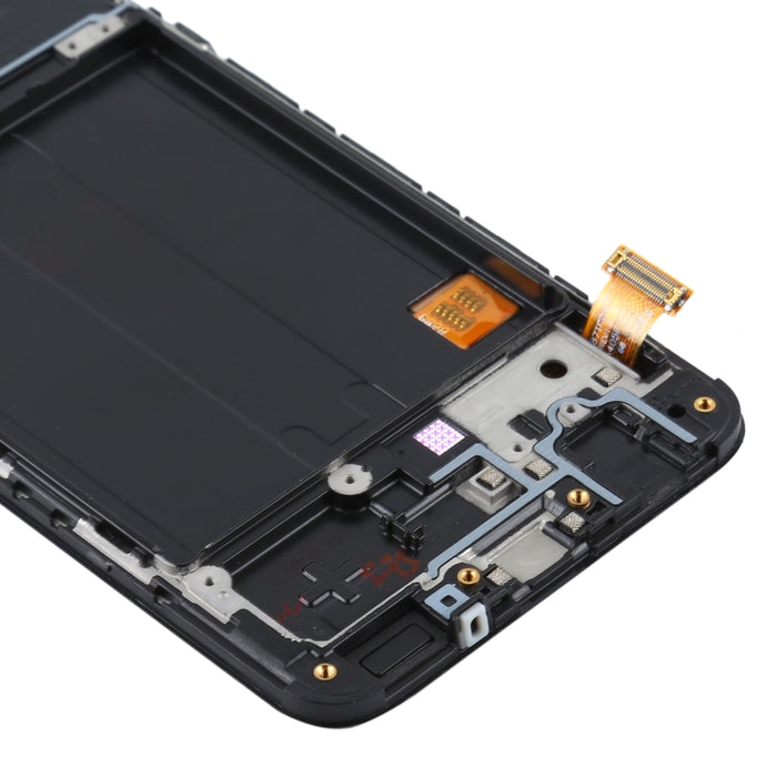 Pantalla LCD de material TFT y ensamblaje completo del digitalizador con marco para Samsung Galaxy A40 SM-A405F