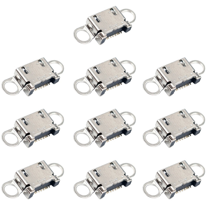 Conector de puerto de carga de 10 piezas para Galaxy A3 (2016) / A310 / A310F / A5 (2016) / A510 / A510F / A7 (2016) / A710 / A710F