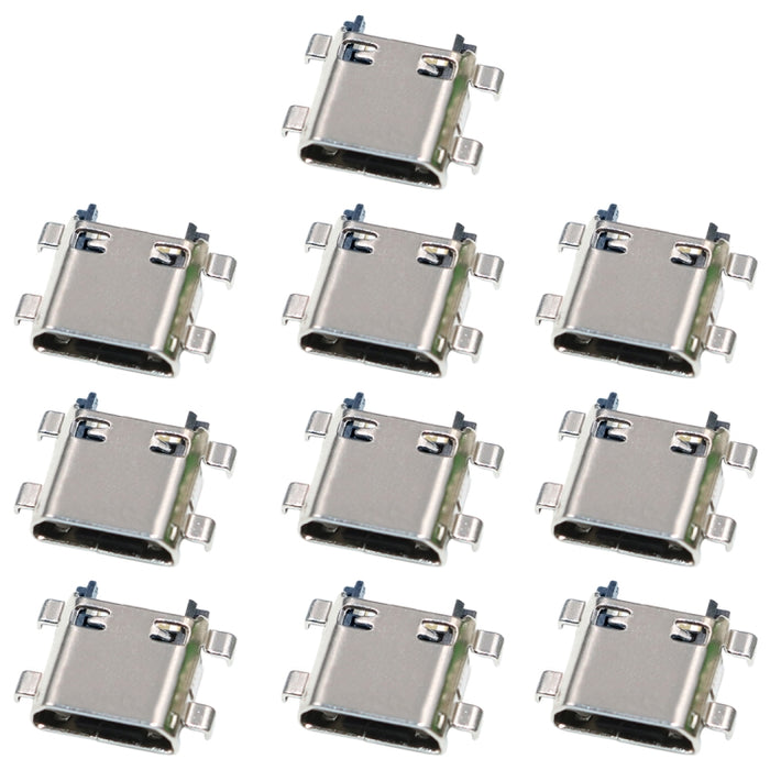 Conector de puerto de carga de 10 piezas para Galaxy J7 (2015) / J700 / J700F / J7 (2016) / J710 / J710F / J5 (2016) / J510