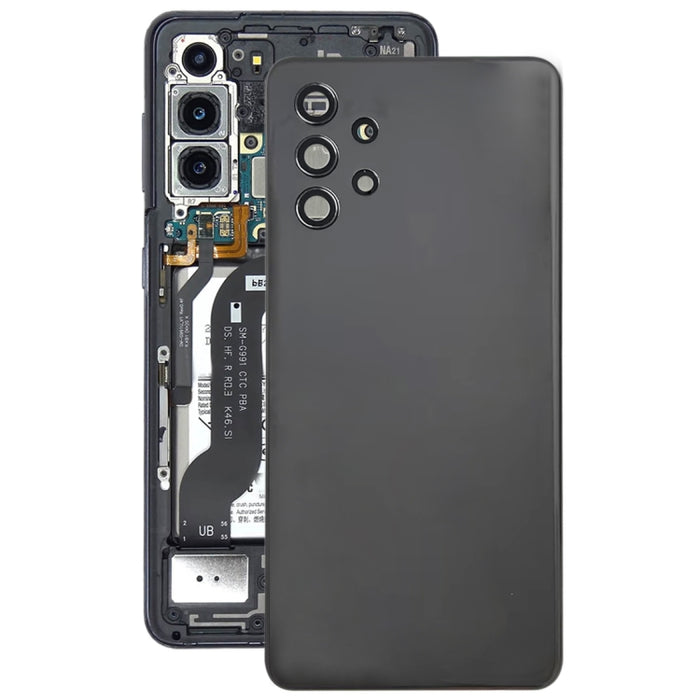 Para Samsung Galaxy A32 4G Tapa trasera de batería con tapa de lente de cámara