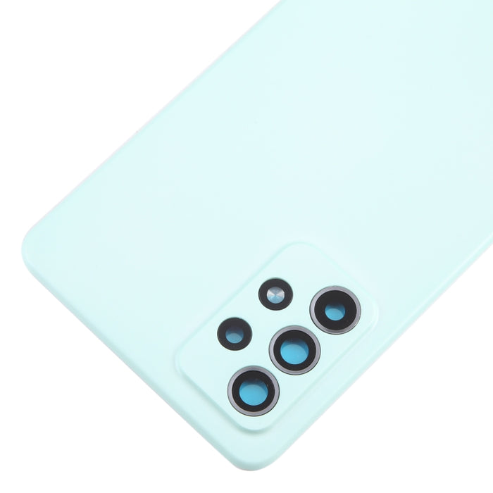 Para Samsung Galaxy A52 5G/4G Tapa trasera de batería con tapa de lente de cámara