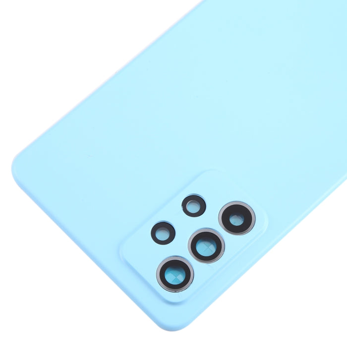 Para Samsung Galaxy A52 5G/4G Tapa trasera de batería con tapa de lente de cámara