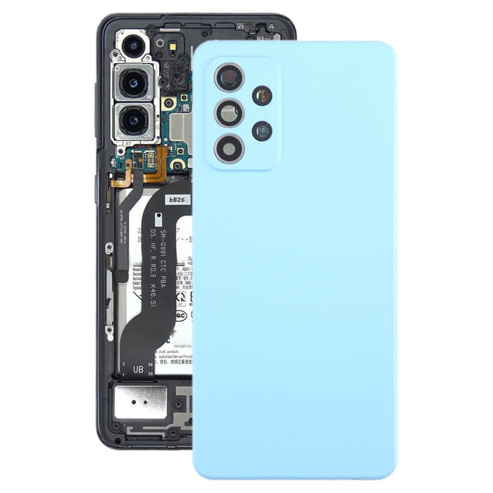 Para Samsung Galaxy A52 5G/4G Tapa trasera de batería con tapa de lente de cámara