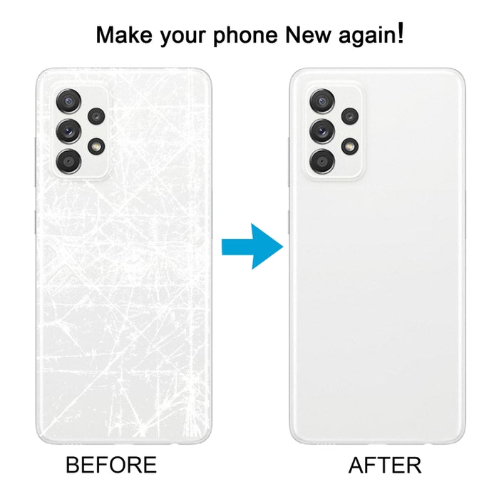 Para Samsung Galaxy A52 5G/4G Tapa trasera de batería con tapa de lente de cámara