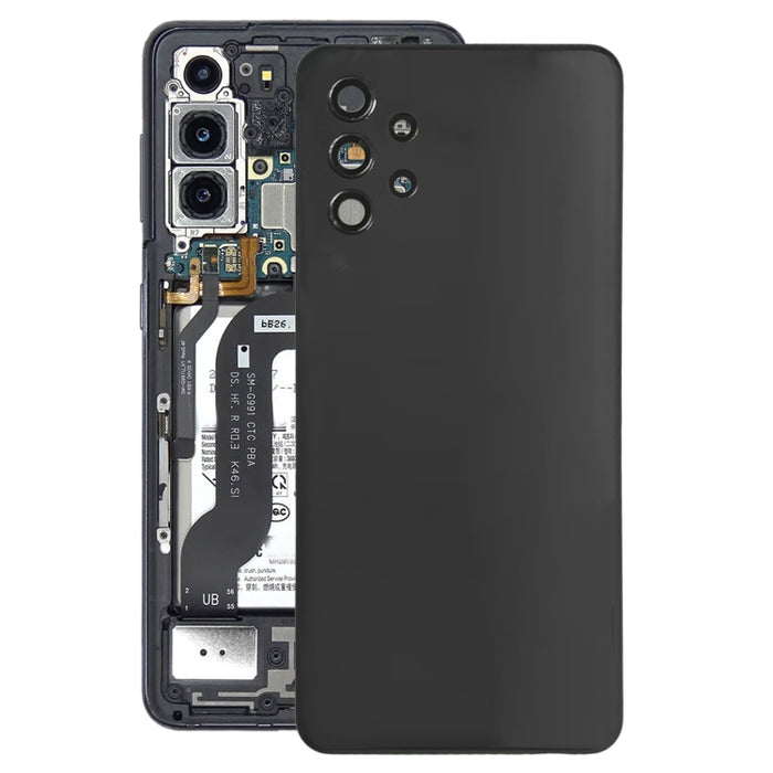 Para Samsung Galaxy A32 5G Tapa trasera de batería con tapa de lente de cámara