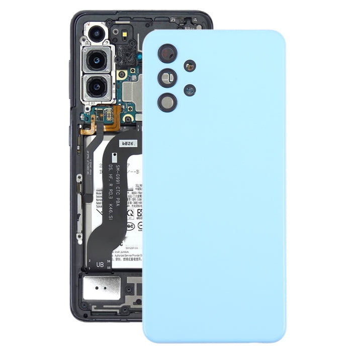 Para Samsung Galaxy A32 5G Tapa trasera de batería con tapa de lente de cámara
