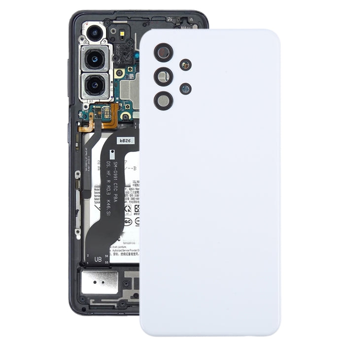 Para Samsung Galaxy A32 5G Tapa trasera de batería con tapa de lente de cámara