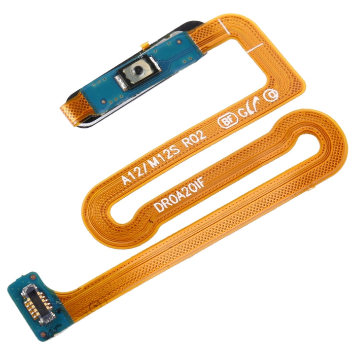 Para Samsung Galaxy M12 / A12 / SM-A125 / M125 Cable flexible con sensor de huellas dactilares
