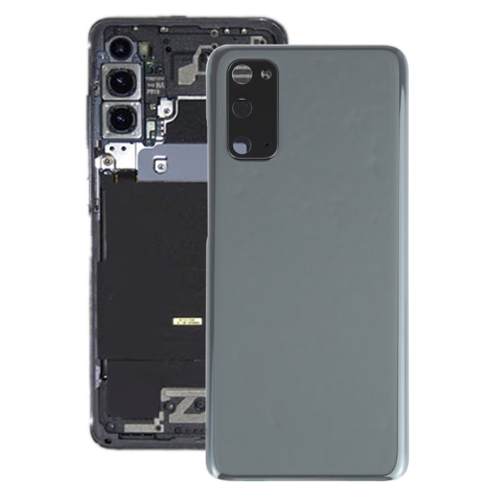 Para Samsung Galaxy S20 Tapa trasera de batería con tapa de lente de cámara