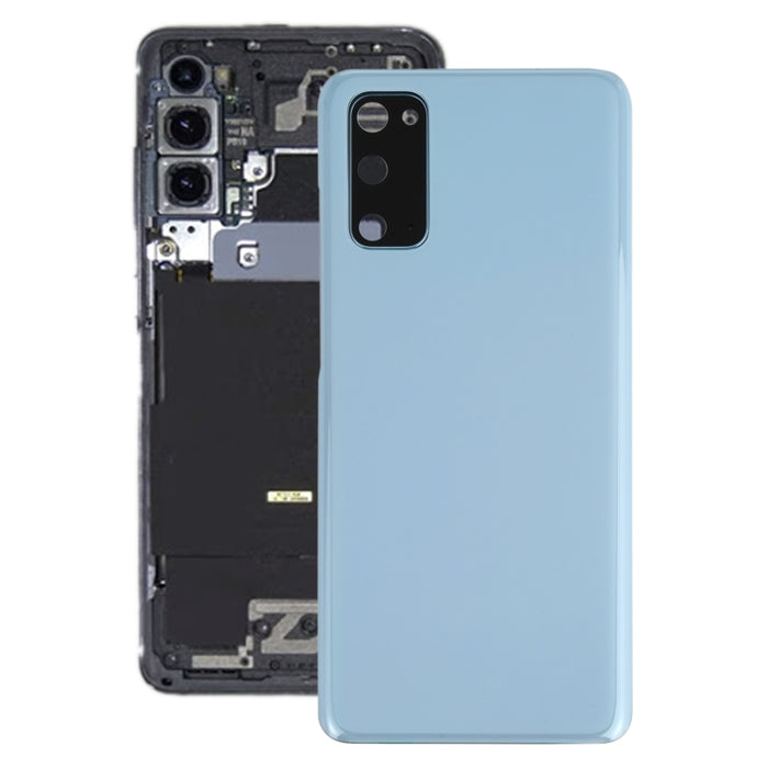Para Samsung Galaxy S20 Tapa trasera de batería con tapa de lente de cámara