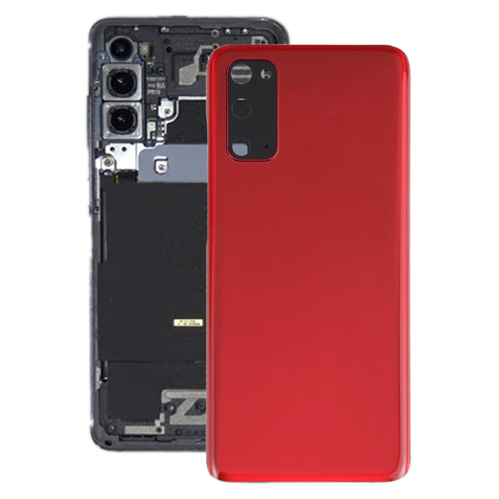 Para Samsung Galaxy S20 Tapa trasera de batería con tapa de lente de cámara