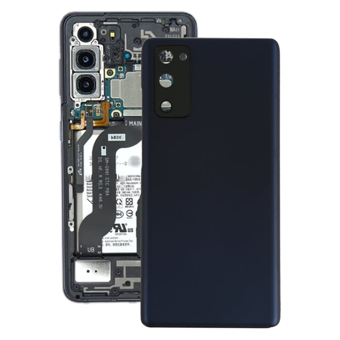 Para Samsung Galaxy S20 FE Tapa trasera de batería con tapa de lente de cámara