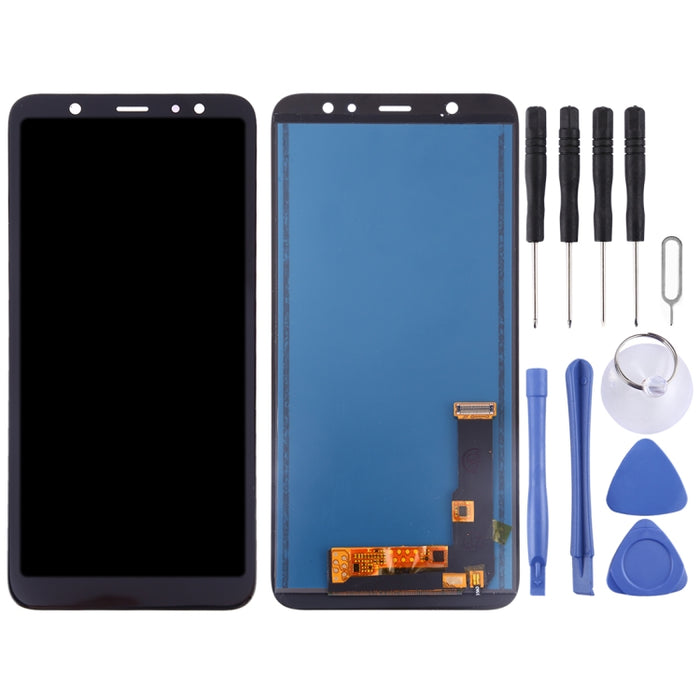 Pantalla LCD y ensamblaje completo del digitalizador (material TFT) para Galaxy A6+ (2018)