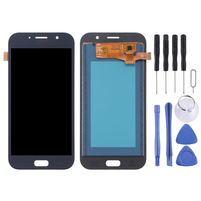 Pantalla LCD y digitalizador de montaje completo (material TFT) para Galaxy A7 (2017), A720FA, A720F/DS