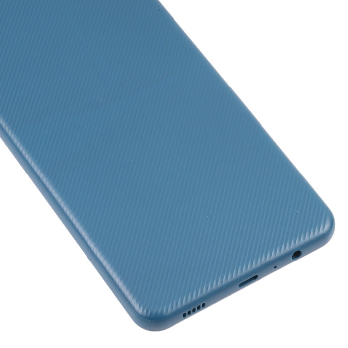 Para Samsung Galaxy A02 Tapa trasera de batería con tapa de lente de cámara