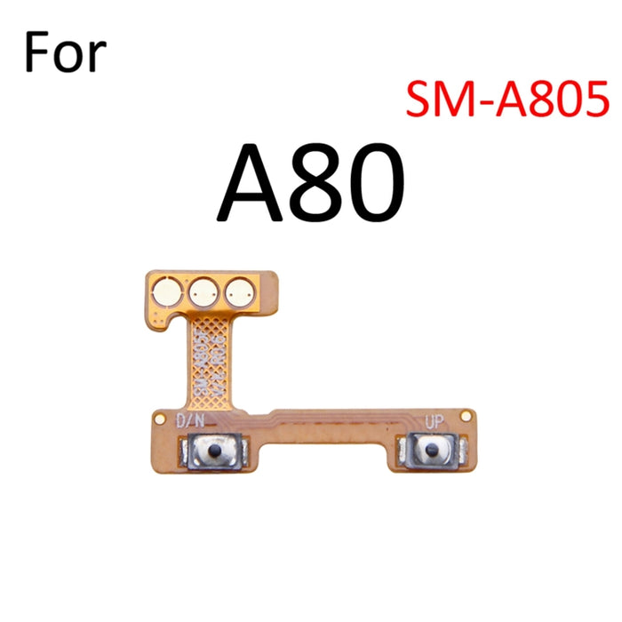 Para Samsung Galaxy A80 SM-A805 Cable flexible de botón de volumen