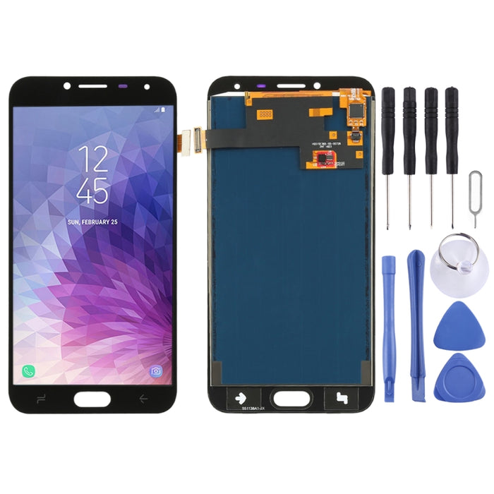 Pantalla LCD y ensamblaje completo del digitalizador (material TFT) para Galaxy J4, J400F/DS, J400G/DS
