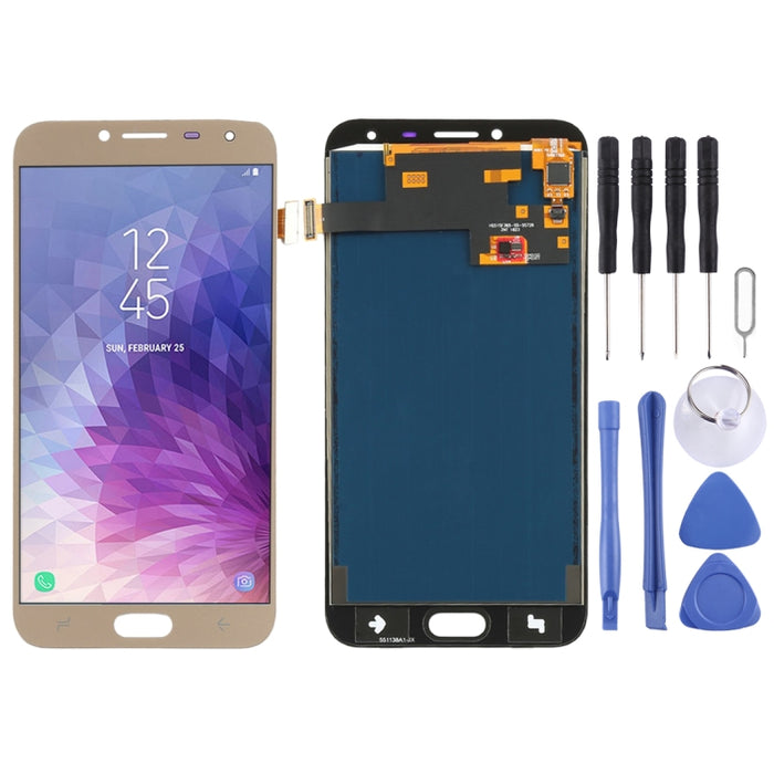 Pantalla LCD y ensamblaje completo del digitalizador (material TFT) para Galaxy J4, J400F/DS, J400G/DS