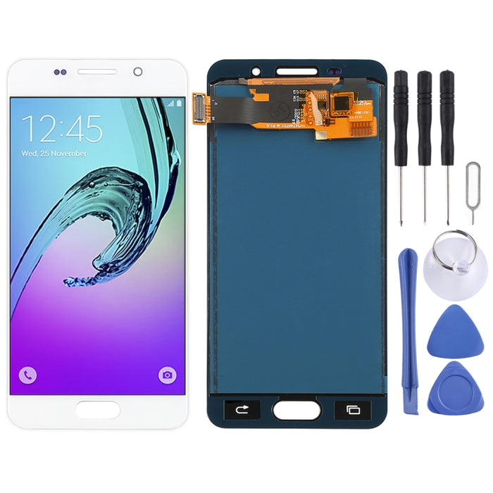 Pantalla LCD y ensamblaje completo del digitalizador (material TFT) para Galaxy A3 (2016), A310F, A310F/DS, A310M, A310M/DS, A310Y
