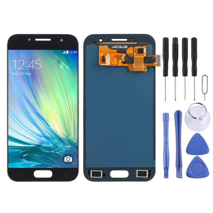 Pantalla LCD y digitalizador de montaje completo (material TFT) para Galaxy A3 (2017), A320FL, A320F, A320F/DS, A320Y/DS, A320Y