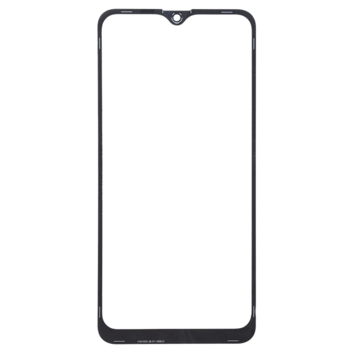 Para Samsung Galaxy A10s 10 piezas Lente de vidrio exterior de pantalla frontal