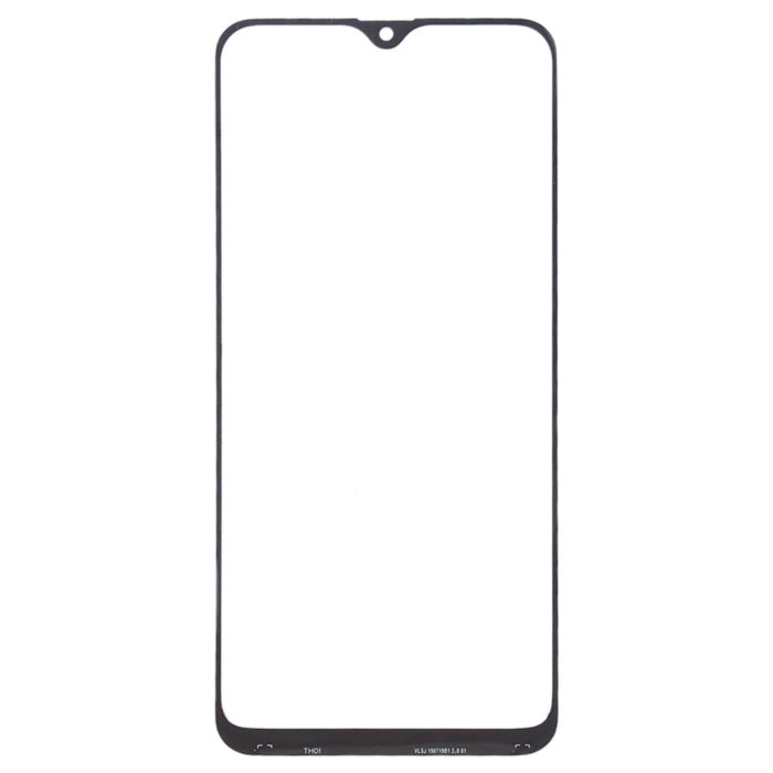 Para Samsung Galaxy A30s 10 piezas Lente de vidrio exterior de pantalla frontal