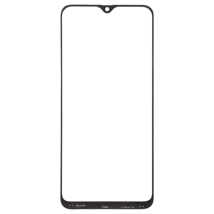 Para Samsung Galaxy A40s 10 piezas Lente de vidrio exterior de pantalla frontal