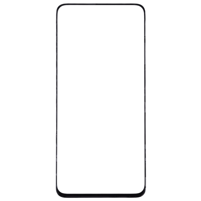 Para Samsung Galaxy A90 / A80 10 piezas Lente de vidrio exterior de pantalla frontal