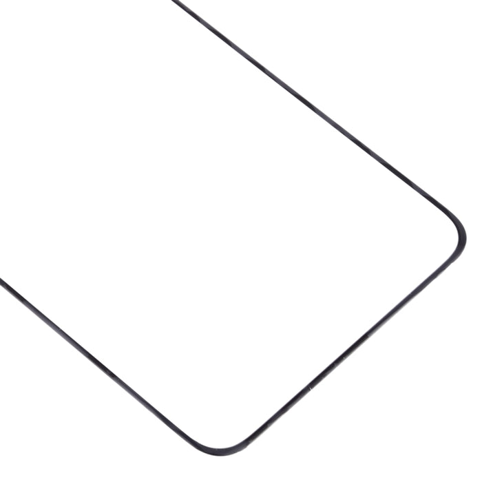 Para Samsung Galaxy A90 / A80 10 piezas Lente de vidrio exterior de pantalla frontal